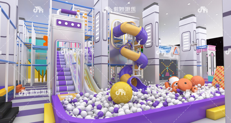 滑梯区域视角